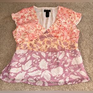 Axcess Sleeveless V-Neck Blouse. Size 12